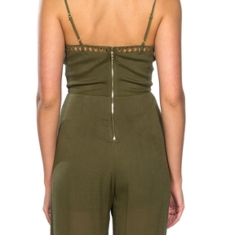 Sold out "BOHO BEAUTY" OLIVE GREEN JUMPSUIT - Picture 4 of 4